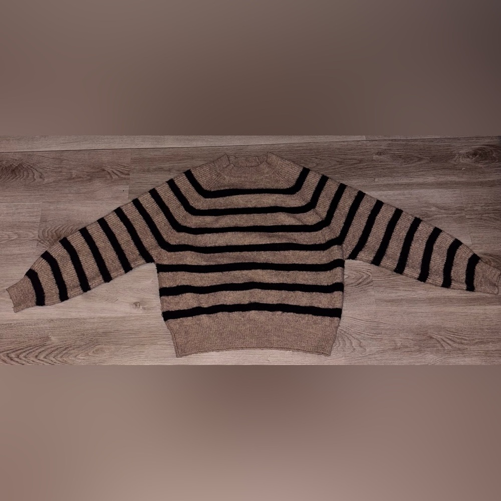 Mango Tan Knit Sweater
